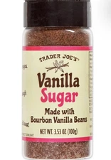 Trader Joe’s Vanilla Sugar Made with Bourbon Vanilla Beans 3.53 Oz Seasoning