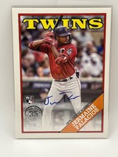 2023 Topps Series 2 Jermaine Palacios On Card Auto Rookie RC Twins. rookie card picture