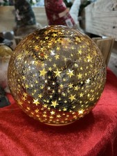 Formano Dekoration Kugel mit LED Und Timer Roségold 16 cm