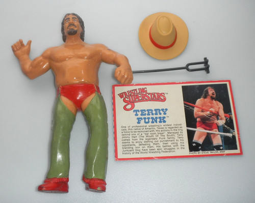 1986 Terry Funk Wrestling Superstars WWF LJN Vinta...