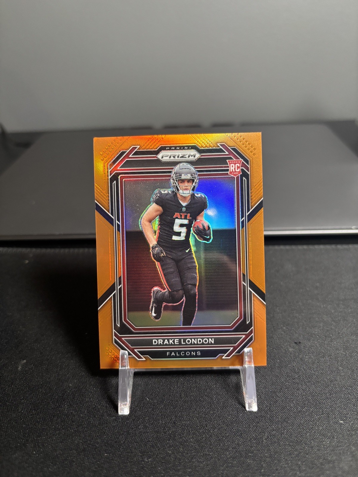 2022 Panini Prizm Drake London Orange Prizm RC #/249 Atlanta Falcons 308