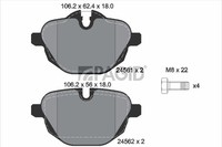 Pagid Bremsbelagsatz Scheibenbremse T1769N FüR BMW 5Er F10 Touring F11 G30 F90