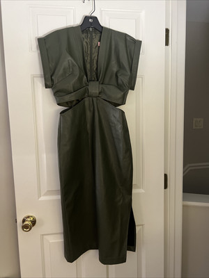 NWT ANTHROPOLOGIE EVA FRANCO OLIVE DRESS size 2 | eBay