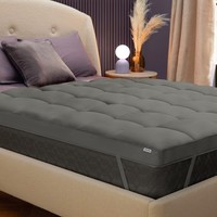 Silentnight Ultimate Deep Sleep Mattress Topper 1000 10 cm Thick White Charcoal
