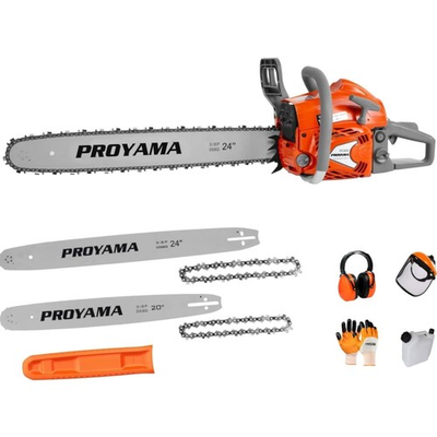 #ad Chainsaw 68cc Gas Powered 24 Inch Cutting Tool for Tree Wood Yard Work $452.89