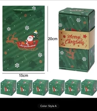 Christmas Gift Box Diy Folding Paper Boxs Money Pop Up | Set