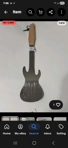 Dolly Parton Official Guitar Wood Handle Spatula 2025 Dolly Merch Cooking  - Picture 1 of 6