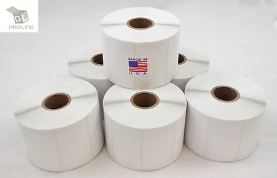 PROLINE 80 Rolls Perforated 2.25x1.25 Direct Thermal Shipping Labels - 1000 Per Roll