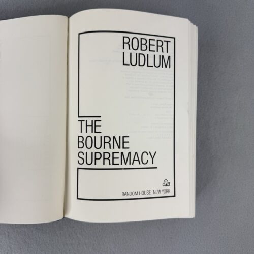The Bourne Trilogy: Identity Supremacy Ultimatum Robert Ludlum 1st Edition Lot - Picture 17 of 24