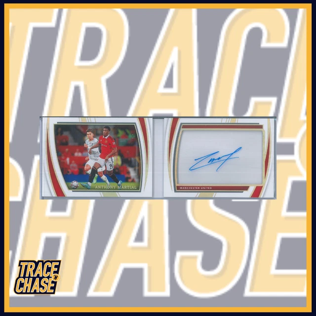 2022-23 Panini Immaculate Soccer Anthony Martial Signature Moves Booklet 05/10