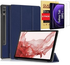 For Samsung Galaxy Tab S9 FE 12.4" SM-X610/X616B Case Flip Stand Tablet Cover