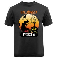 Halloween Costume Spooky Witches Pumpkin Ghost Graphic T-shirt