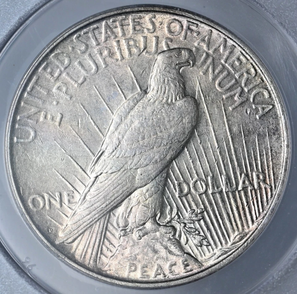 1922-D $1 PEACE SILVER DOLLAR "VAM-7A" TRD ANACS AU DETAILS #6109769 TOP 50! - Image 3 of 4