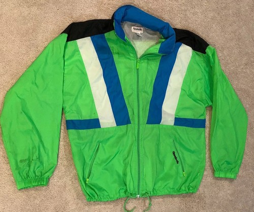 Vintage Reebok Sport Color Block Neon 