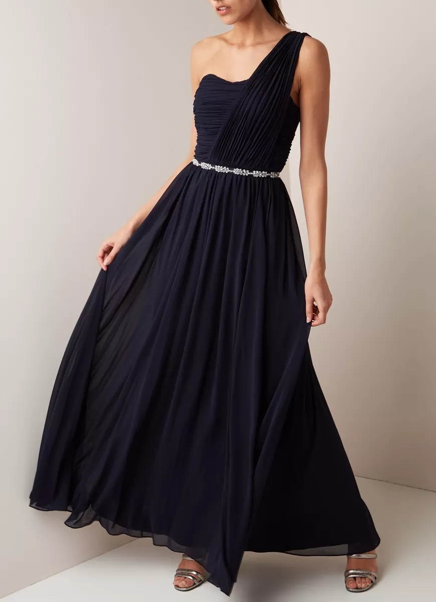 Ted Baker Finella Pleat Maxi Skirt Dress Gown Prom Formal Wedding  Bridesmaid 1 8 | Ebay