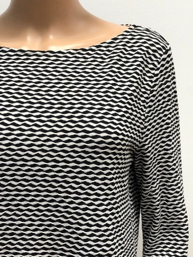 Top Frau Zero Größe 42 Farbe Schwarz und Weiß Neu - Bild 2 von 8