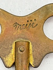 ANTIQUE Brass JAPANESE CLOCK  KEY Size #8 4.0mm (CM4-9057)