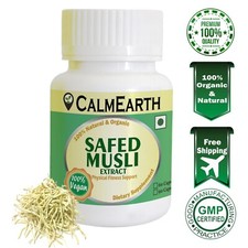 Safed Musli Extract Capsule Chlorophytum Borivilianum 50 Saponins Men's Health
