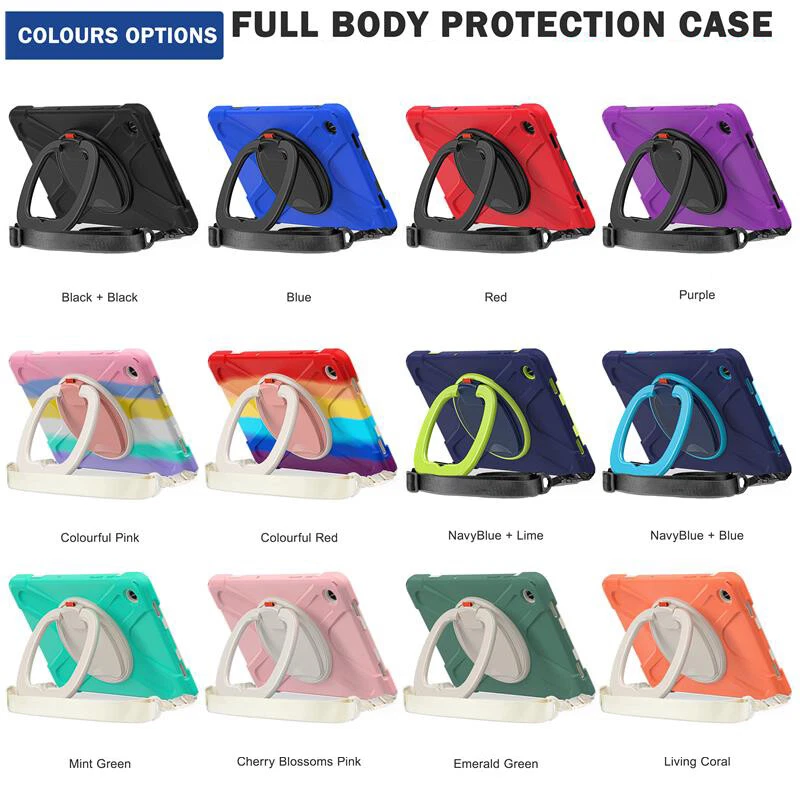 Stand Case For Samsung Galaxy Tab A9 A9+ A8 A7 A7 Lite Tablet Shockproof Cover - Image 2 of 4