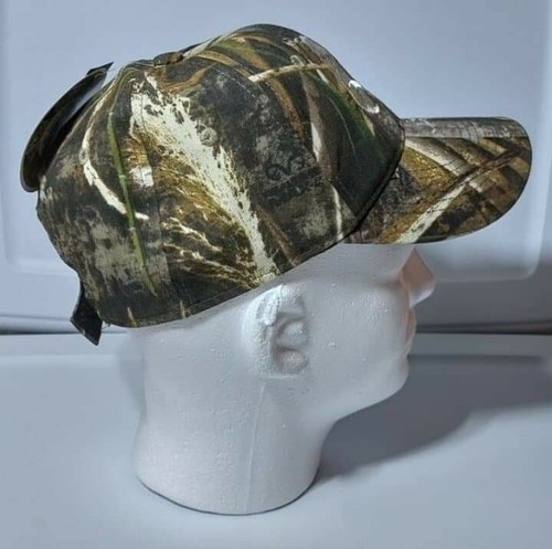 Men's Realtree Adapt Camouflage Adjustable Ball Cap with Logo on Front Max-5 - Picture 2 of 3