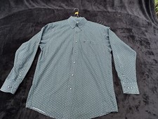 Wrangler Men s Dress Button Western Long Sleeve Size: Med MG 2107M