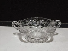 CAMBRIDGE GLASS  ELAINE 6.5" HANDLED OPEN CANDY DISH BOWL