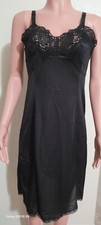 Wonder Maid Black Night Gown Size 36 made in the USA by Union