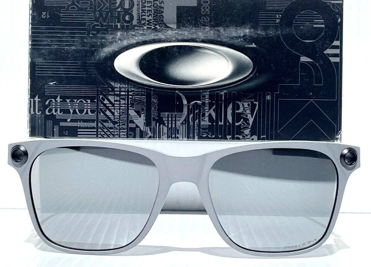 NEW Oakley APPARITION Satin Concrete PRIZM Black Mirror Lens Sunglass 9451 02