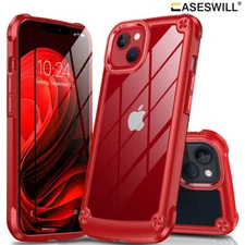 For iPhone 16 15 14 Plus 13 12 11 Pro XS Max XR Case Shockproof Clear Back Cover
