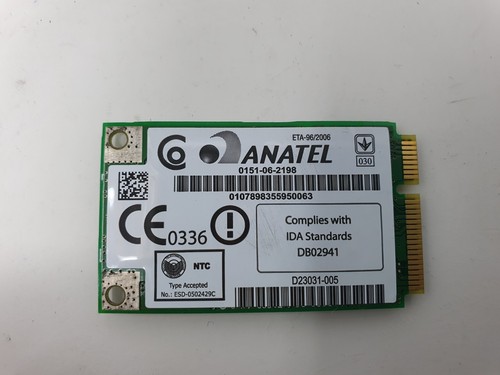 SONY PCG-9Y2M VGN-BX51XP scheda WiFi wireless Intel ANATEL WM3945ABG originale - Foto 4 di 8