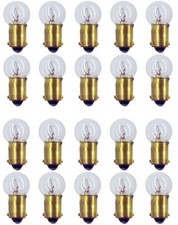 20pcs 57 Miniature Light Bulb Gauge Cluster Instrument Panel 12v G-4.5 Ba9s Lot