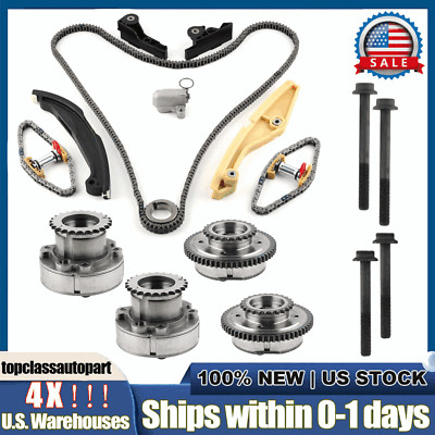 OEM Timing Chain Kit &Camshaft Fit Ford Edge F-150 Mustang Lincoln MKX 3.5L/3.7L