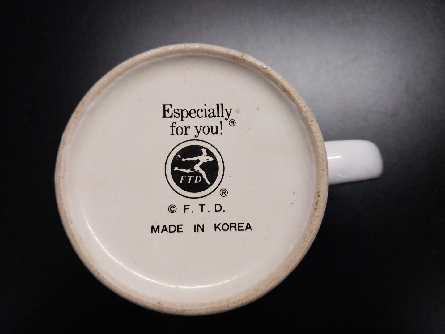 VTG Rainbow Mug FTD FTDA Korea Coffee Mug Cup 1984 Double Sided eBay