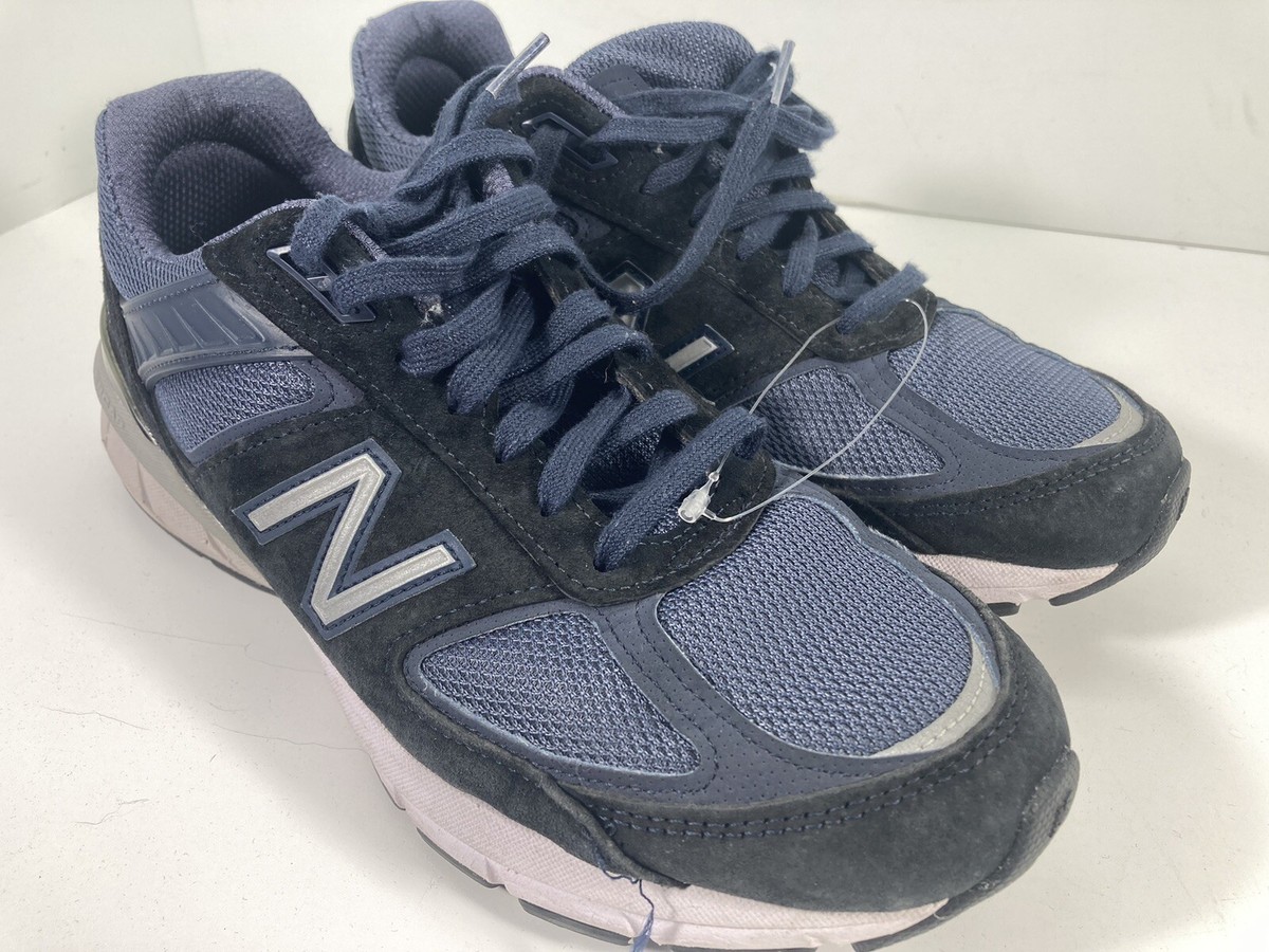New Balance 990v5 W990NV5 Navy Blue Suede Running Shoe  display picture 1