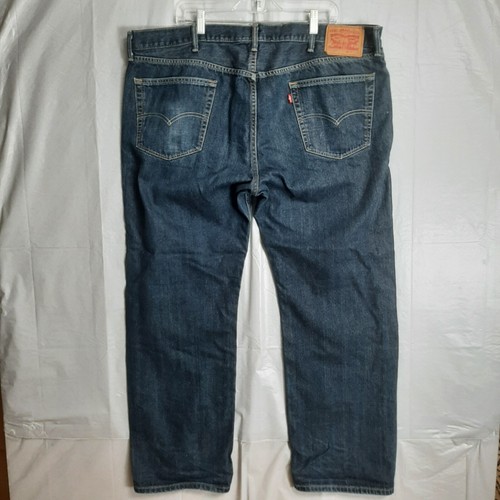 Jeans uomo Levis 559 42x32 taglio dritto blu lavaggio scuro denim gamba dritta - 0325 - Foto 7 di 8