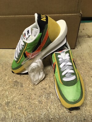 DS MENS Nike LDWaffle Sacai Green Gusto BV0073 300 SZ 5.5 NOBOX