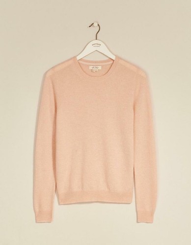 Fat Face Lara Cashmere Jumper - Pink 