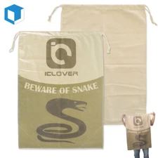 27.5” Large Snake Reptile Bag Drawstring Catching Transport Hunting Storage Sack