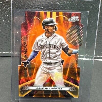 2023 Topps Cosmic Stella Nova Orange Julio Rodriguez /25 