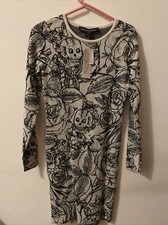 French Connection White And Black Sweater Dress. Womens Size 0. New With Tags.
