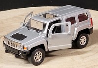 Hummer H3 , Von Welly , Silber , 1 : 38 , Blickfang , Top