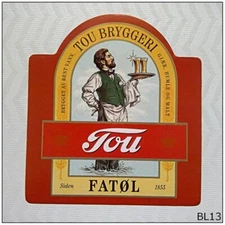 Tou Bryggeri Fatol Beer Label (BL13)