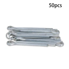 M1.5 M2 M2.5 M3 M4 Split Retaining Pin Cotter Pins Fastener Carbon Steel Silver