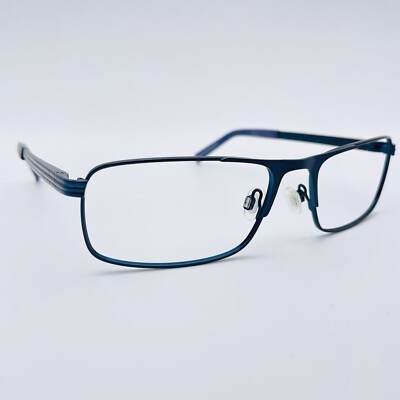 SPECSAVERS Brille SATIN BLAU RECHTECKIG Brillengestell MOD: BRUCE 25633894