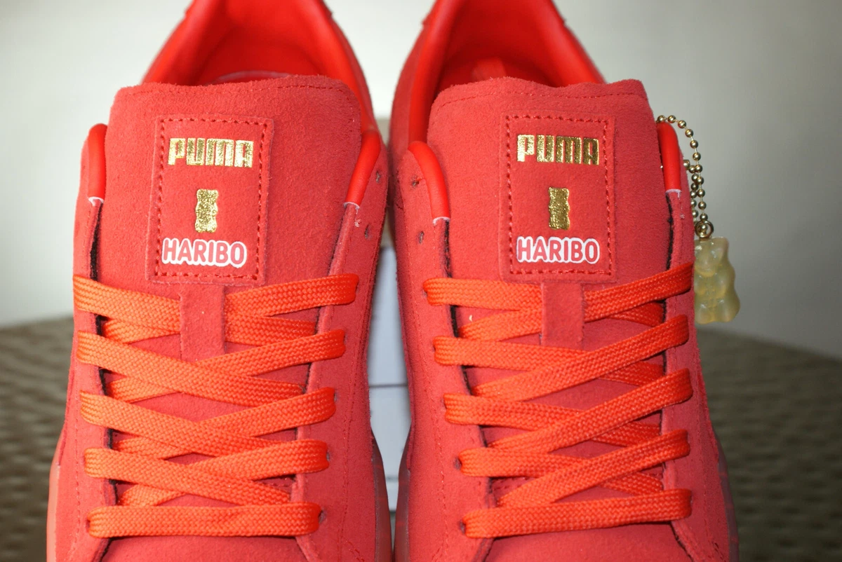 Red puma suede clearance size 6