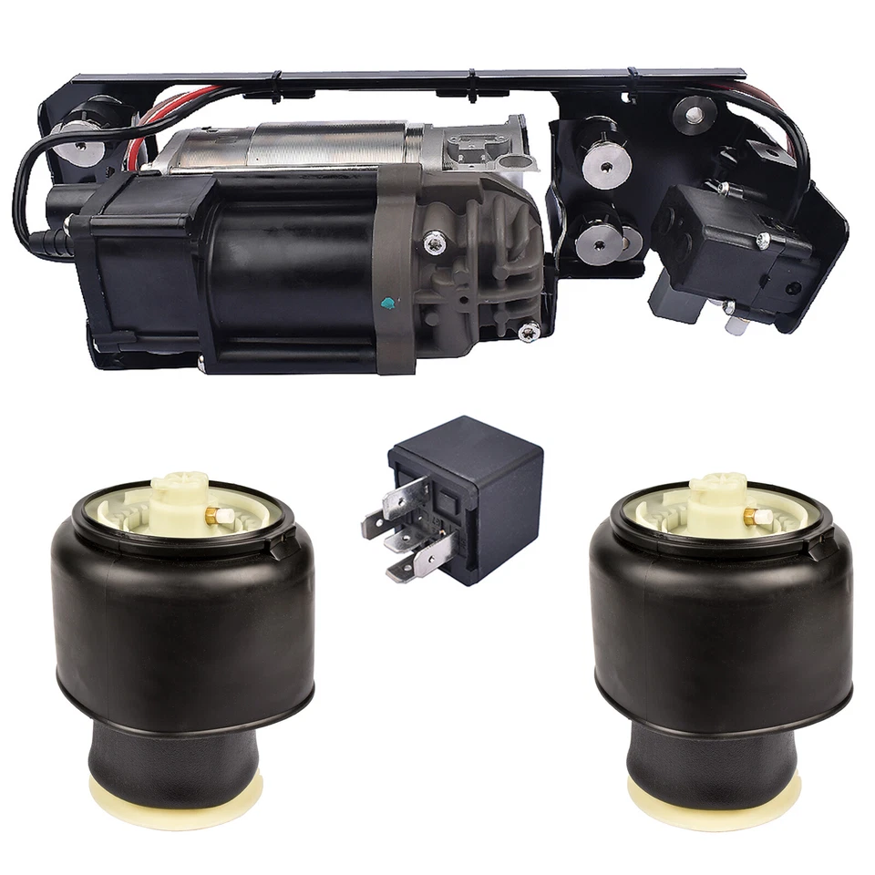 Air Suspension Compressor Pump& 2*Air Spring For BMW 5 Series F11 518d 520d 530d - Image 4 of 4