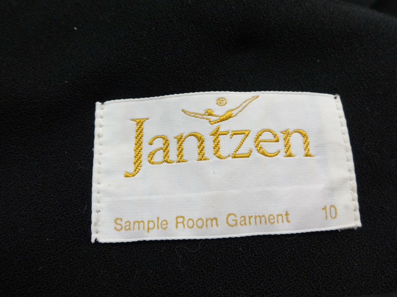 VINTAGE JANTZEN WOMENS BLACK CAREER VEST SIZE 10 … - image 4