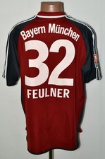 CAMISETA DE FUTBOL BAYERN MUNCHEN EDICIÓN 2002/2003 USADA MATEMÁTICAS #32 FEULNER