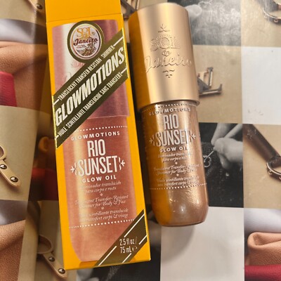 Brand New Sol de Janeiro GlowMotions Glow Body Oil Rio Sunset
