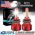 H11 4Sides LED Headlight Kit Low Beam Bulb Super Bright 6500K White 1000000LM US
